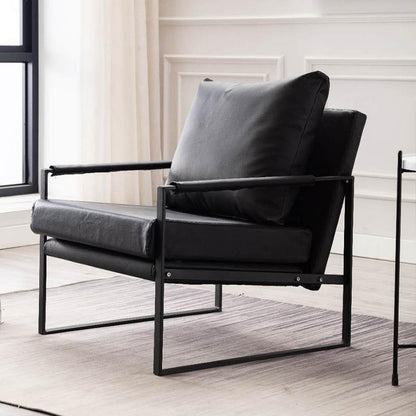 Linden Leather Lounge Armchair