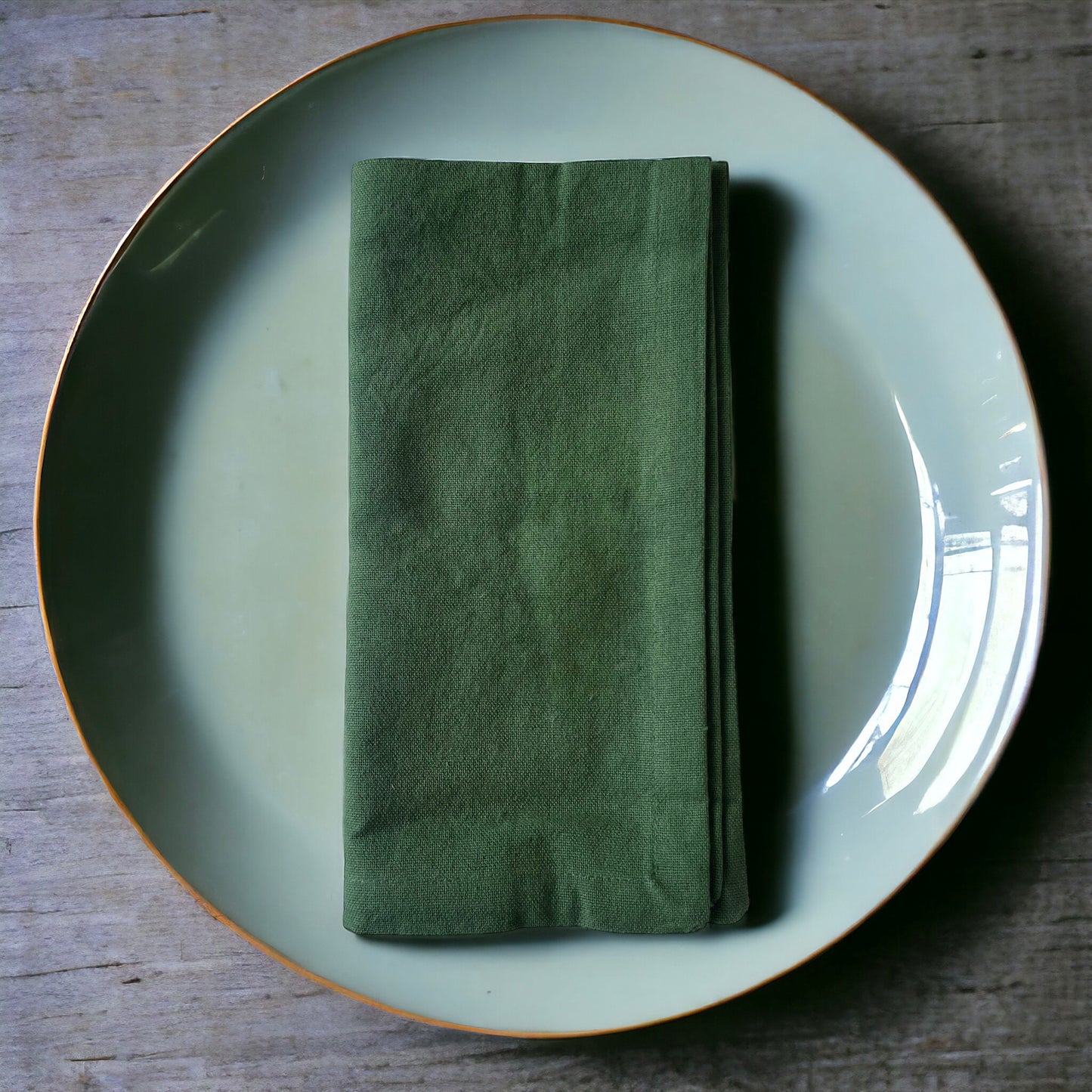 Cardin Green Cotton Napkin - Set of 4 pieces