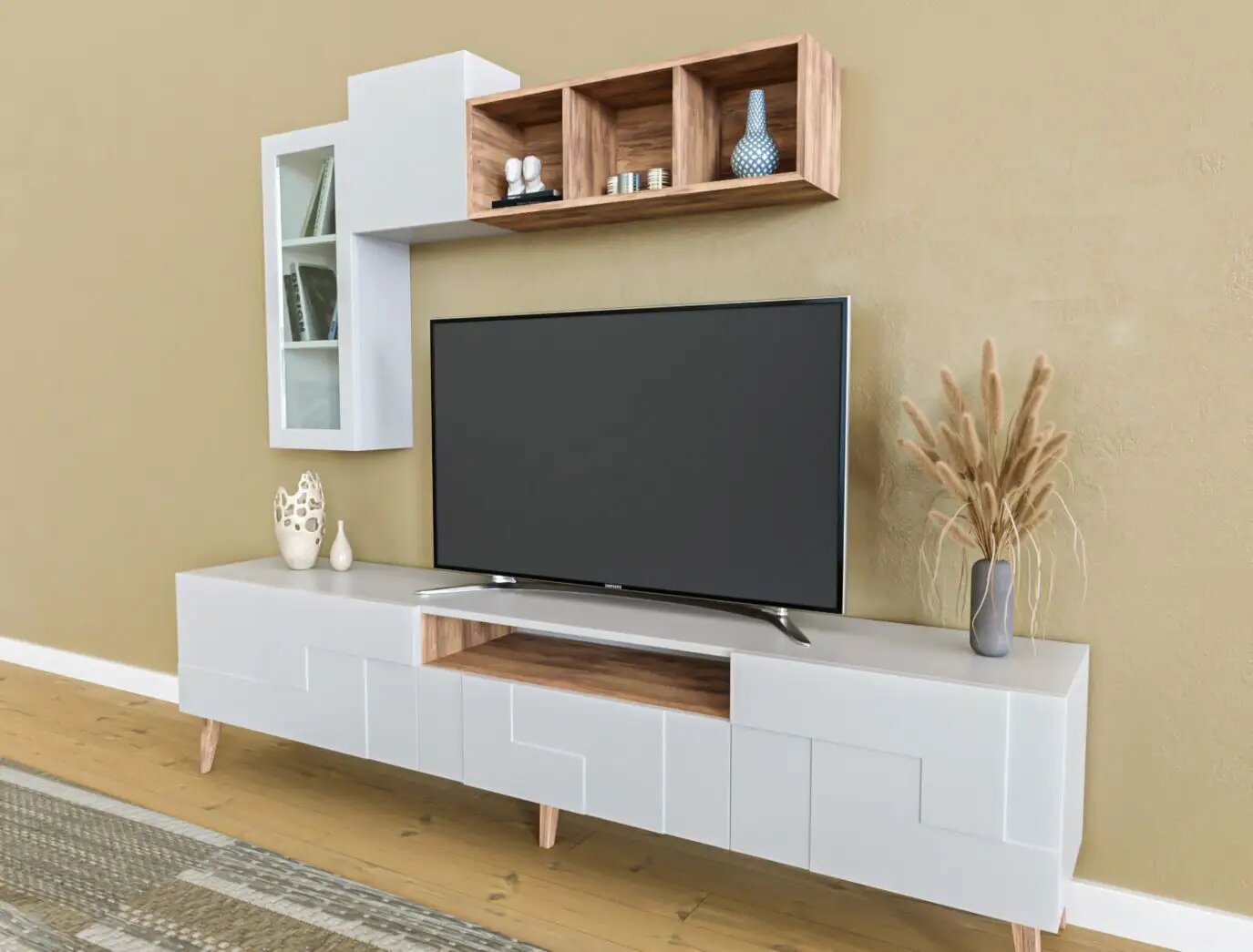 Herring TV Stand and Cabinet