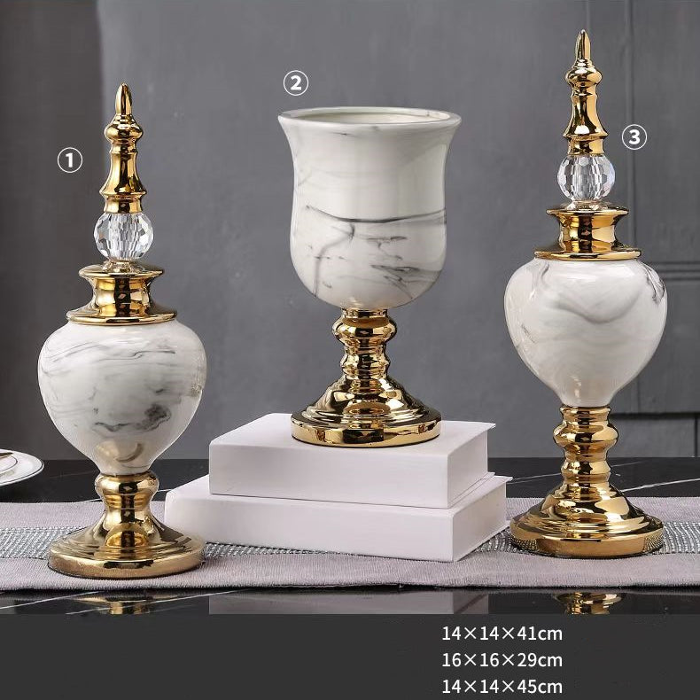 Gettysburg Ceramic Vase - Set of 3 pieces