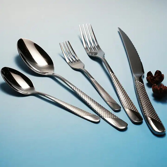 Squant Silver Flatware - Set of 20 pieces
