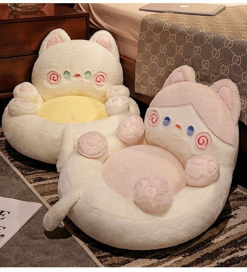 Buren Tummy Cat Floor Cushion