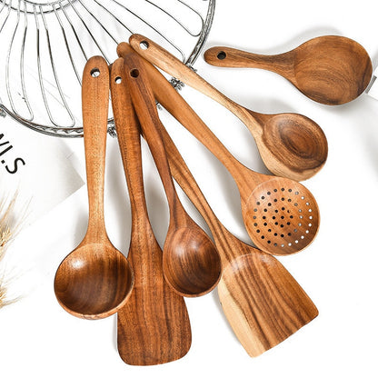 Locke Teak Wood Kitchen Utensils