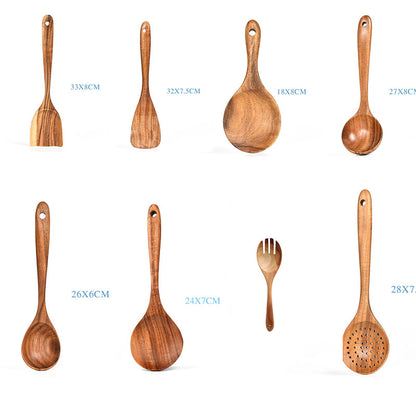 Locke Teak Wood Kitchen Utensils