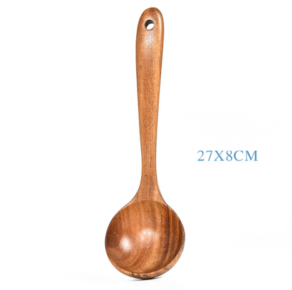 Locke Teak Wood Kitchen Utensils