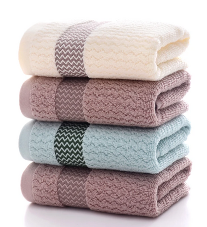 2 Towels Thickened Absorbent Towel Pure Cotton Quick Absorbent Soft Quick Dry Thickened Face Towel