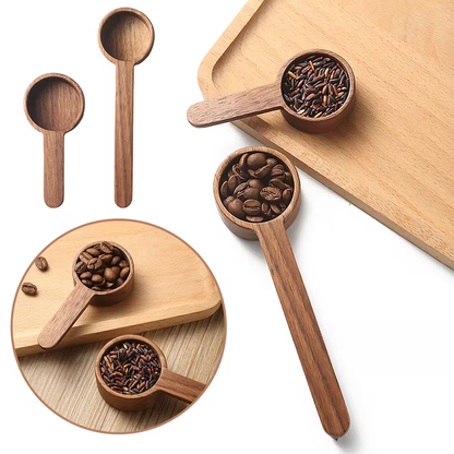 Wooden Measuring Spoon Set Kitchen Measuring Spoons Tea Coffee Scoop Sugar Spice Measure Spoon Measuring Tools for Cooking Home