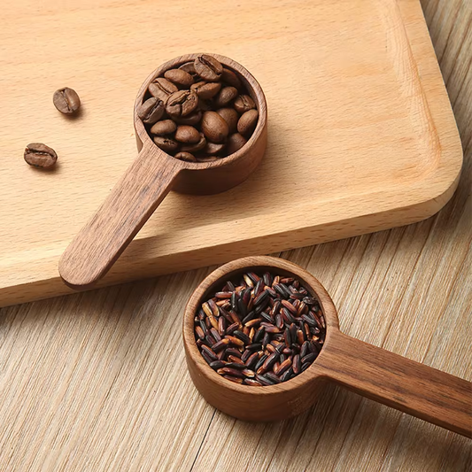 Wooden Measuring Spoon Set Kitchen Measuring Spoons Tea Coffee Scoop Sugar Spice Measure Spoon Measuring Tools for Cooking Home