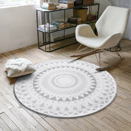 Ins Nordic round carpet Area Rug