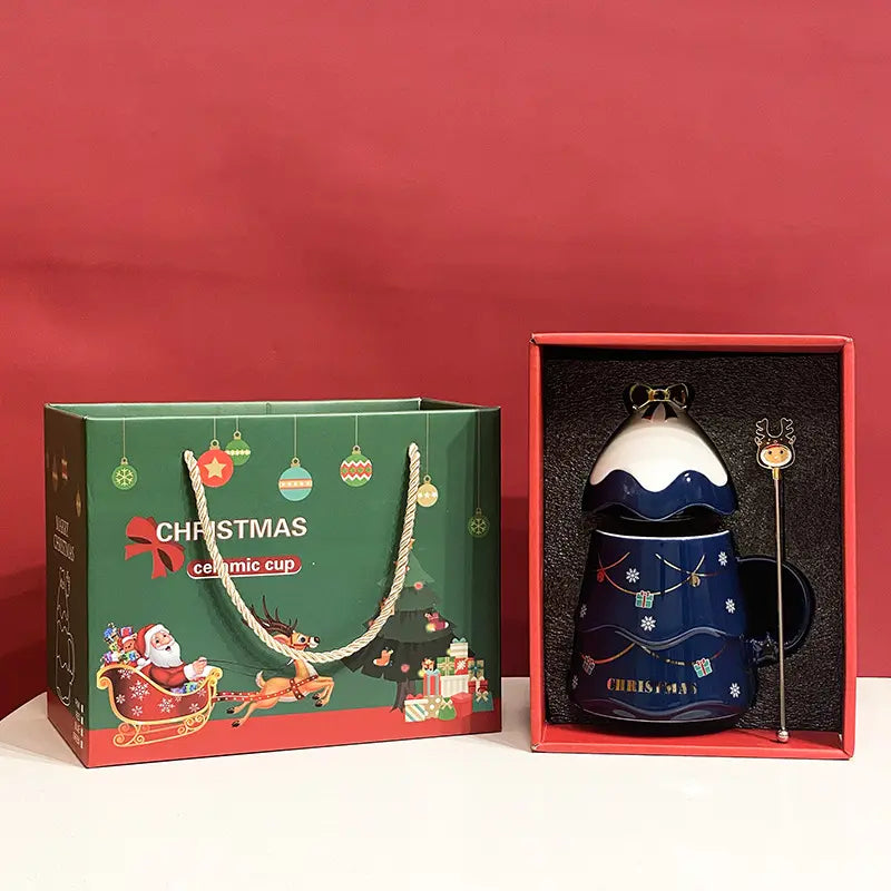 Christmas Ceramic Mug Set