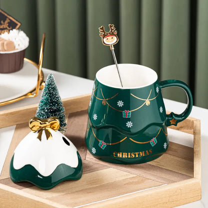 Christmas Ceramic Mug Set