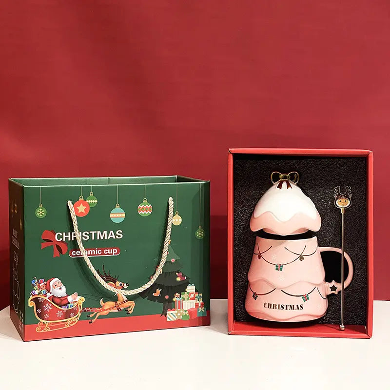 Christmas Ceramic Mug Set