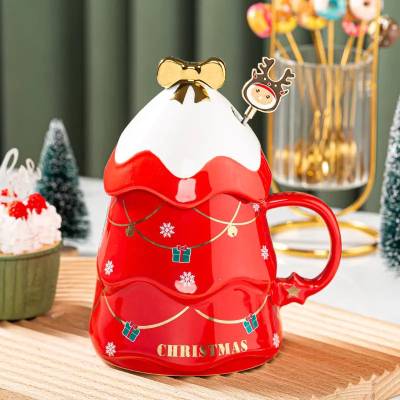 Christmas Ceramic Mug Set