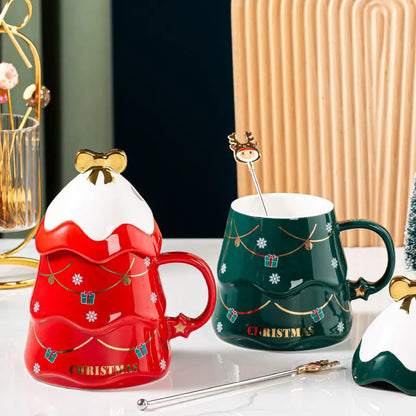 Christmas Ceramic Mug Set