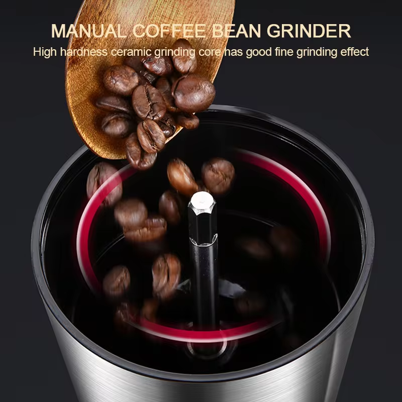 Manual Coffee Grinder High Quality Hand Coffee Mill with Ceramic Grinding Core Adjustable Home Portable Coffee Grinding Tools