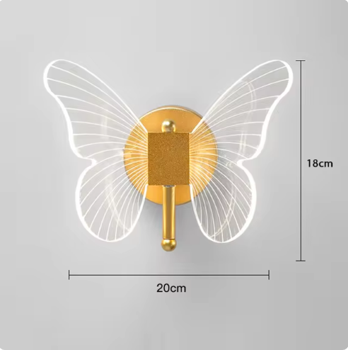 Lustre LED Pendant Light Fixture Butterfly Hanging Lamps For Ceiling Kitchen Bedside Living Room Decor Nordic Pendant Lamp