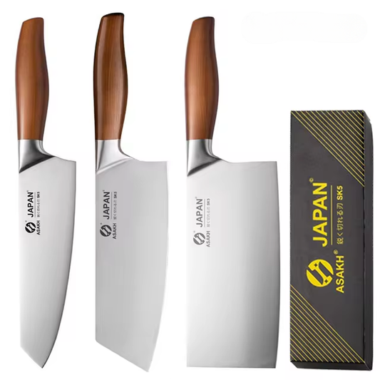 Japanese Kitchen Knives Set Stainless Steel Fish Fillet Meat Cleaver Chef Knife Sushi Knife Slicing Santoku Knife Cooking Tools