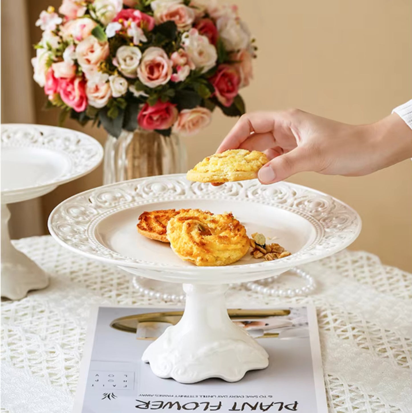 French cake stand, modern