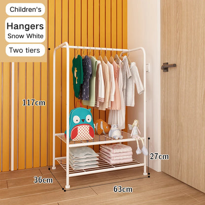 Kelton Clothes Rack with Storage Boxes