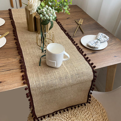 Leyrac Table Runner - Brown