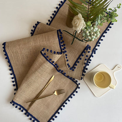 Leyrac Table Runner Blue