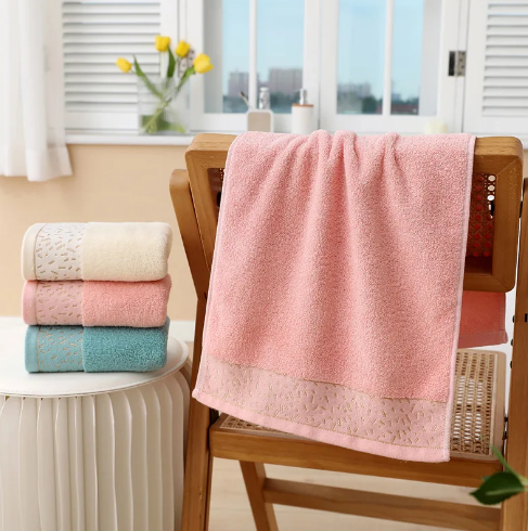 hand towel cotton thickened absorbent plain color adult household men and women face towel with hand gifts