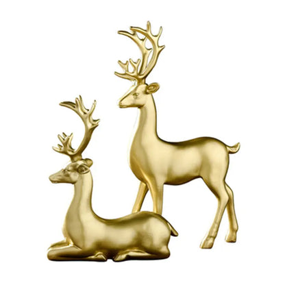 Marble Resin Decorative Elk