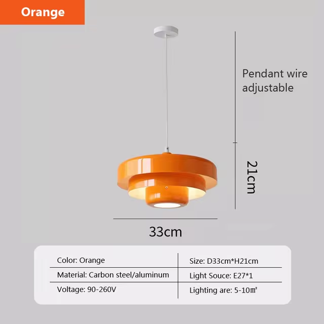 Nordic Pendant Light Iron E27 Home Decorative Hanging Lamps For Restauran Bedroom Living Room Coffee Macaron Indoor LED Lighting