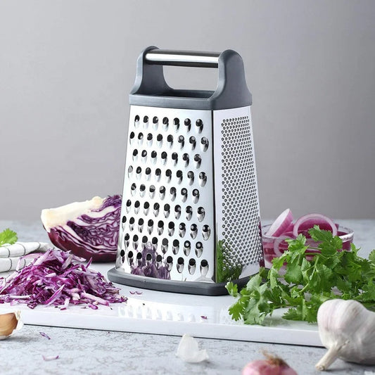 10 inches 4 sided cheese stainless steel vegetable grater