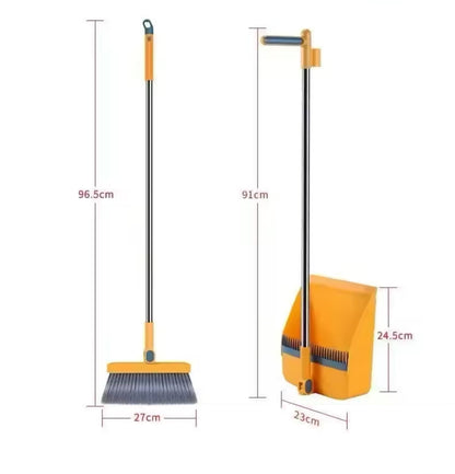 Broom Dustpan Set Combination Household Brushs Magic Folding Non Stick Hair Sweeping Tool Single