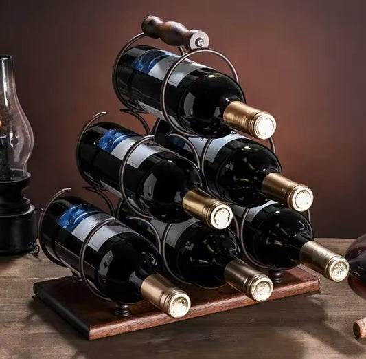 Creative Red Wine Rack Home Decoration Grape Bottle Rack Wine Cabinet Decoration Ornaments Wine Bottle Rack