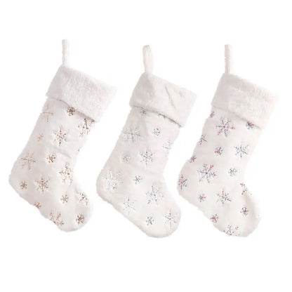 Sequins Plush Christmas Stockings