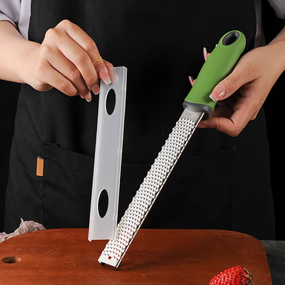 Stainless Steel Wire Grater Plastic Anti Slip Handle Cheese Grater Chocolate Lemon Grater Garlic Fruit Grater Kitchen Gadget