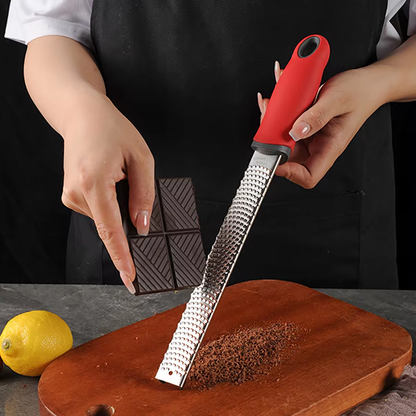 Stainless Steel Wire Grater Plastic Anti Slip Handle Cheese Grater Chocolate Lemon Grater Garlic Fruit Grater Kitchen Gadget