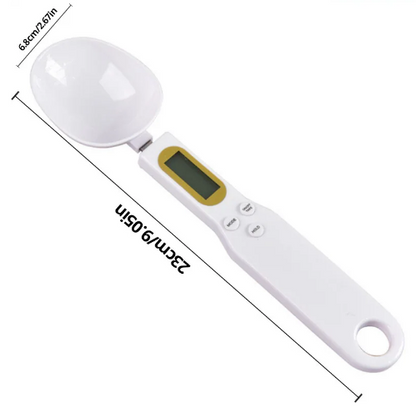 LCD Digital Measurement Adjustable Weighing Spoon Kitchen Scale Electronic Measuring Spoon Coffee Powder Scale Baking Scale