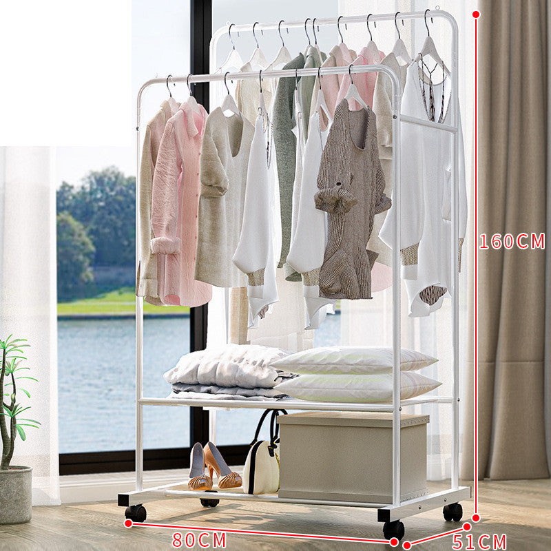 Bedroom Folding Interior Simple Balcony Coat Rack