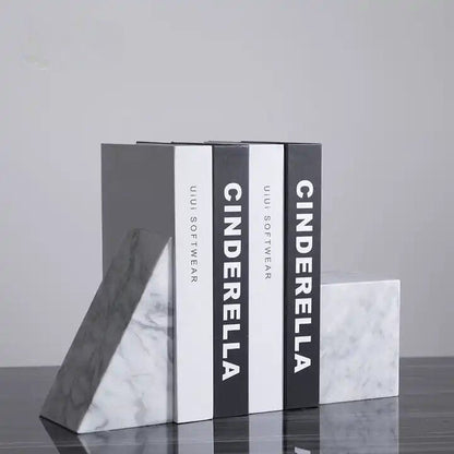 Ephemeral Marble Bookends