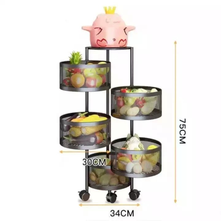 Armand Rotatable Storage Rack