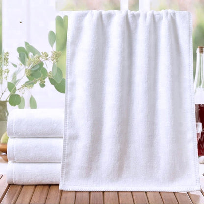 Large White Bath Towel Thick Cotton Shower Face Towels Home Bathroom Hotel Adults